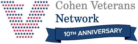 Cohen Veterans Network 10th anniversary logo